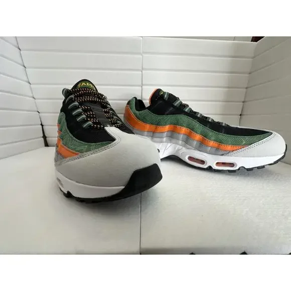 Nike Air Max 95 Green Orange FAMU 1887 Mens Size 11.5 II7272-001 New Authentic